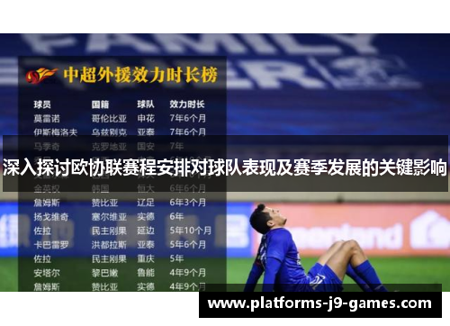 深入探讨欧协联赛程安排对球队表现及赛季发展的关键影响